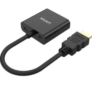 Adaptador Unitek HDMI a VGA con audio en TecnoServiceChuy