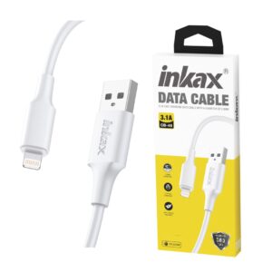 Cable Inkax Lightning 3.1A blanco 3M en TecnoServiceChuy
