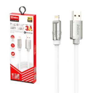 Cable Inkax Lightning 3a 1m silver en TecnoServiceChuy