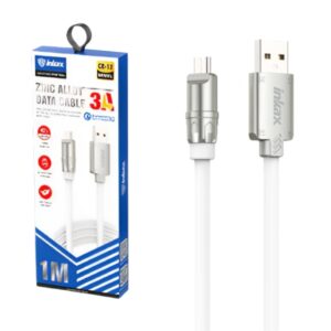 Cable Inkax Micro USB 3a 1m silver en TecnoServiceChuy