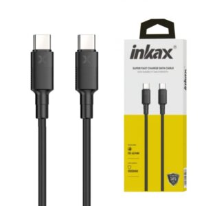 Cable Inkax Tipo C - Tipo C 3.1A negro en TecnoServiceChuy