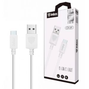 Cable Inkax USB-C 5a 1m blanco en TecnoServiceChuy
