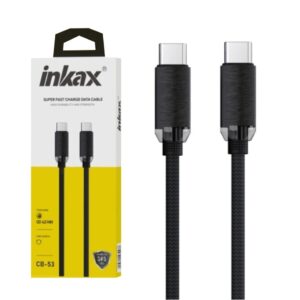 Cable Inkax USB-C / USB-C 240W 2m negro en TecnoServiceChuy