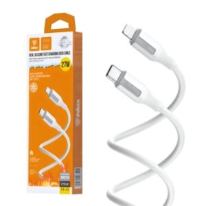 Cable Inkax USB-C a Lightning 3.1a 1m blanco en TecnoServiceChuy