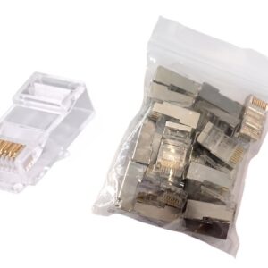 Conector RJ-45 NRG+ CAT5e 20 unidades en TecnoServiceChuy