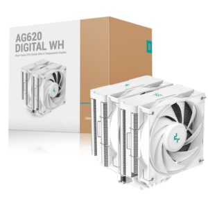 Cooler Deepcool AG620 Digital Blanco ARGB en TecnoServiceChuy