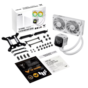 Cooler Liquido Asus TUF Gaming LC III 360 ARGB LCD blanco en TecnoServiceChuy