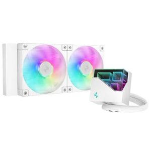 Cooler Liquido DeepCool LT360 ARGB blanco en TecnoServiceChuy