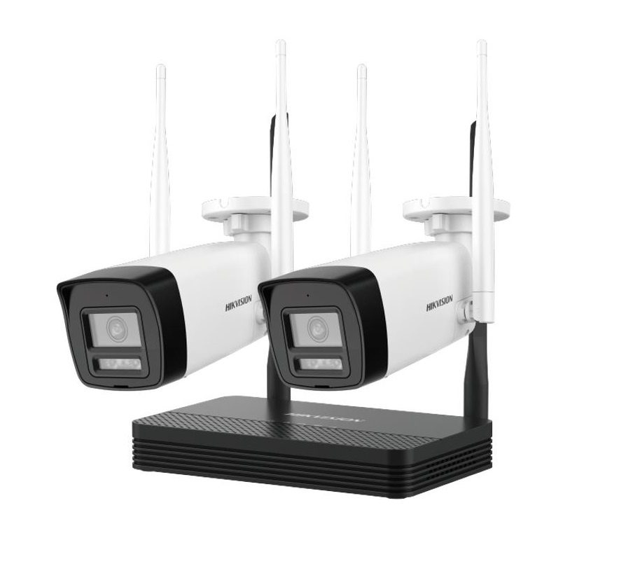 HikvisionEasyLinkWiFiKitNVS2camarasbullet2MP Hikvision Easy Link Wi-Fi Kit NVS + 2 camaras bullet 2MP en TecnoServiceChuy