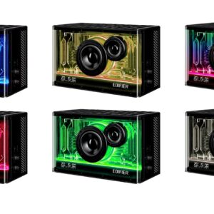 Parlante Edifier QD35 blanco bluetooth RGB en TecnoServiceChuy