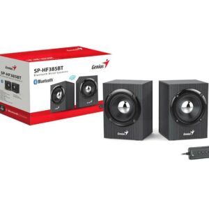 Parlante Genius 2.0 SP-HF385BT 4W madera en TecnoServiceChuy