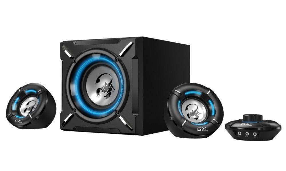 ParlanteGeniusGXGamingSWG211000 Parlante Genius GX Gaming SW-G2.1 1000 en TecnoServiceChuy