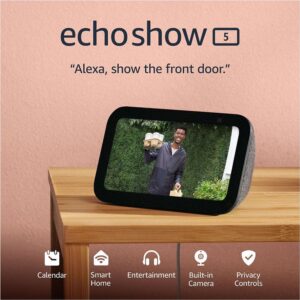 Parlante inteligente Amazon Echo Show 5 negro en TecnoServiceChuy