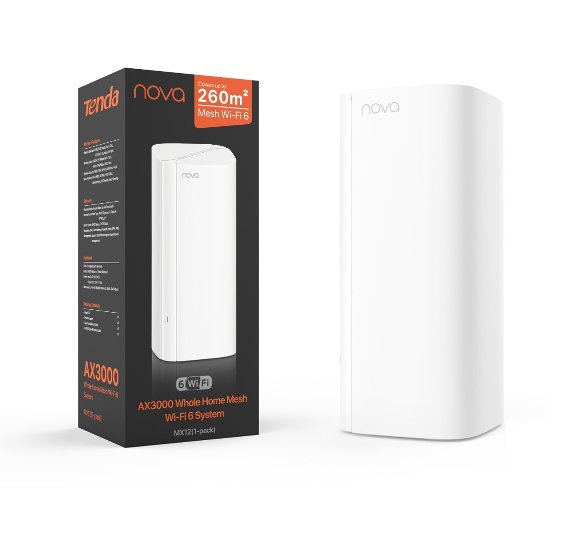 RouterTendaWifi6MeshNovaMX15ProAX5400 Router Tenda Wifi-6 Mesh Nova MX15 Pro AX5400 en TecnoServiceChuy