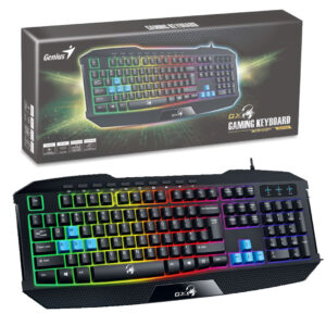 Teclado Genius Scorpion K215 gamer retroiluminado español usb en TecnoServiceChuy