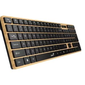 Teclado Genius SlimStar 7250BT madera Bluettoth en TecnoServiceChuy