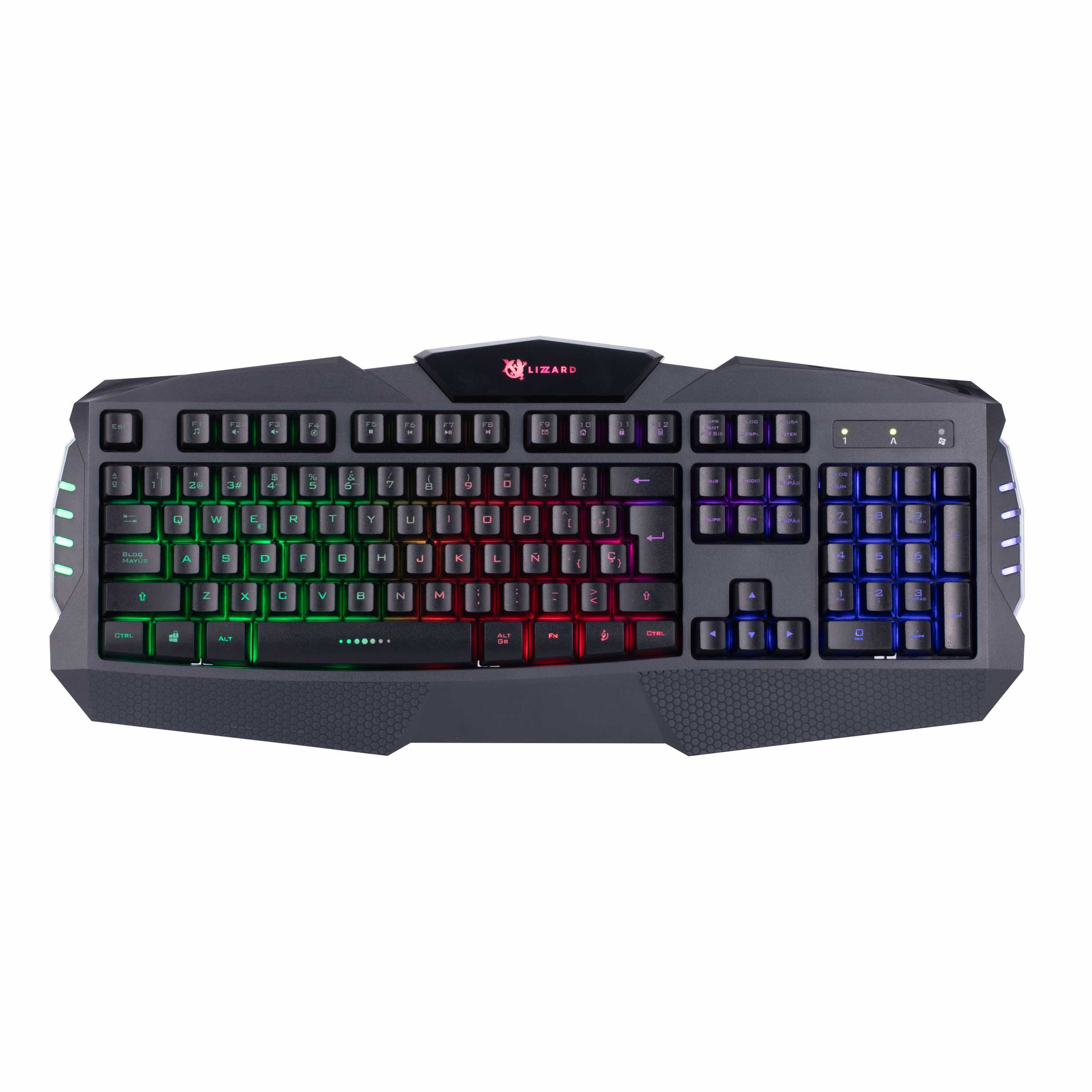 TecladoXLizzardgamerRGBenespaolusb Teclado X-Lizzard gamer RGB en español usb en TecnoServiceChuy
