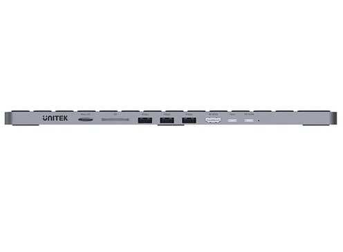 TecladoconHUBUSBCUnitek9en1PD100W Teclado con HUB USB-C Unitek 9 en 1 PD 100W en TecnoServiceChuy