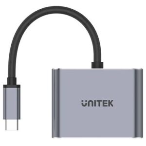 HUB USB-C Unitek 4 en 1 Dual Display, PD 100w en TecnoServiceChuy