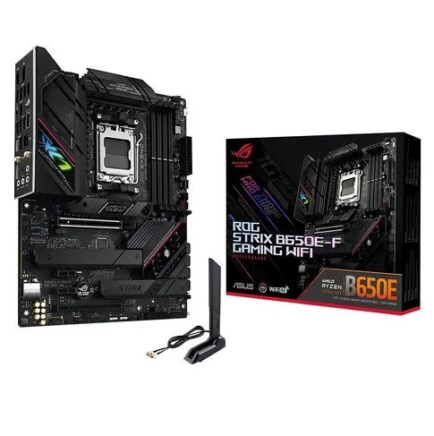 MotherAsusROGGamingStrixB650EFWiFi6EAM5 Mother Asus ROG Gaming Strix B650E-F WiFi 6E AM5 en TecnoServiceChuy