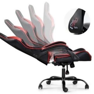 Silla Gamer Lumax ROM negro/rojo en TecnoServiceChuy