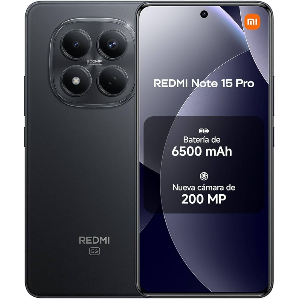 XiaomiRedmiNote15Pro5G8GB256GBnegro Xiaomi Redmi Note 15 Pro 5G 8GB 256GB negro en TecnoServiceChuy